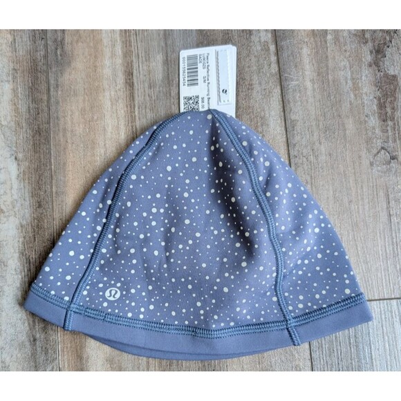 NWT Lululemon Fleece Reflective Running Bean S/M Periwinkle Blue NEW - Picture 1 of 3